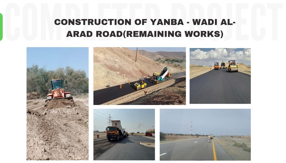 Construction of Yanba – Wadi Al-Arad Road (Remaining Works)