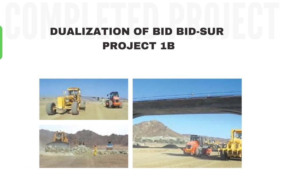 Dualization of Bidbid–Sur Road Projects